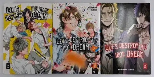 Manga: Let's destroy the Idol Dream 1-3, Marumero Tanaka, Egmont, 3 Bände