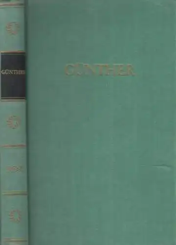 Buch: Werke in einem Band, Günther, Johann Christian. 1957, Volksverlag