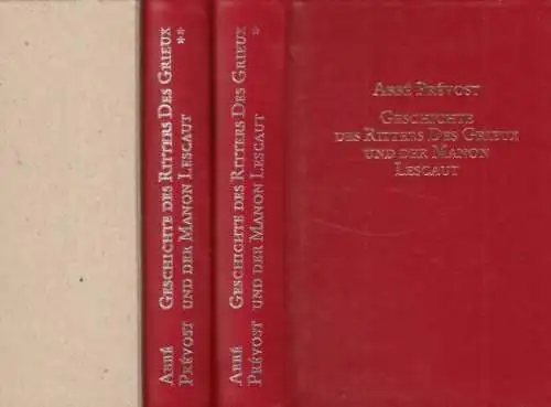 Buch: Geschichte des Ritters Des Grieux und der Manon Lescaut, Abbe Prevo 211140