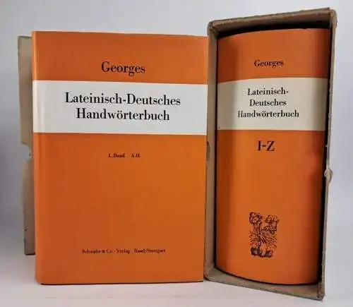 Buch: Ausführliches Lateinisch-Deutsches Handwörterbuch, Georges, 2 Bände, 1969
