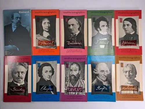 20 verschiedene Titel Reihe rororo bildmonographien, Rowohlt, Bundle, Sammlung