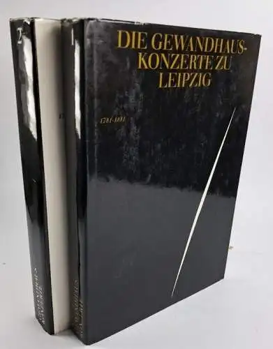 Buch: Die Gewandhauskonzerte zu Leipzig 1781-1981, 2 Bände, Verlag für Mu 350842