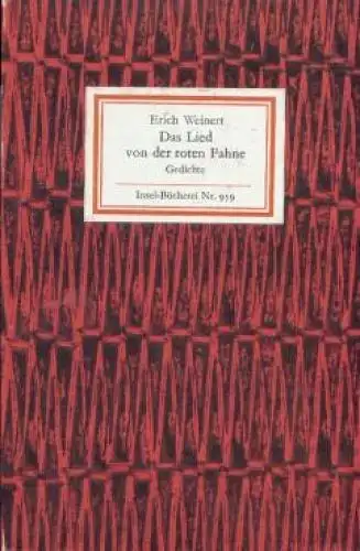 Insel-Bücherei 959, Das Lied von der roten Fahne, Weinert, Erich. 1976