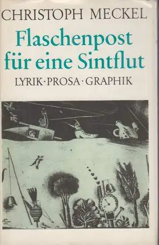 Buch: Flaschenpost für eine Sintflut, Meckel, Christoph. 1975, Aufbau Verlag