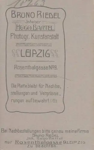 Fotografie Riedel, Leipzig - Portrait Junger Herr mit Fliege, Fotografie 270162