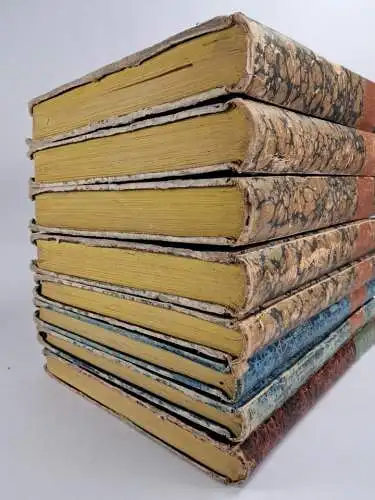 8 Bücher Meißnische Kreisblätter 1836-1842 + 1849, gebraucht, gut, Meißen