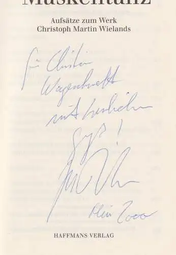 Buch: Der Liebe Maskentanz, Reemtsma, Jan Philipp, 1999, Haffmans Verlag