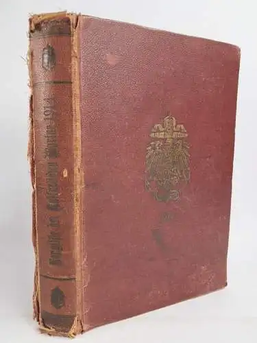 Buch: Rangliste des aktiven Dienststandes der Kaiserlich deutschen Marine 1914