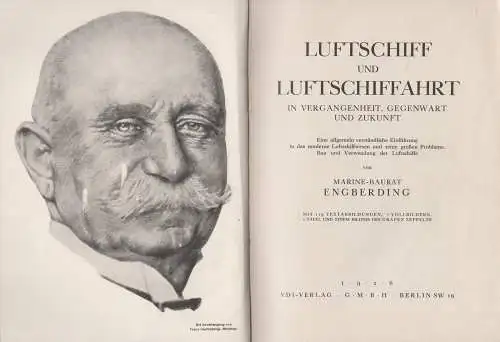 Buch: Luftschiff und Luftschiffahrt, Engberding, 1926, VDI-Verlag, gebraucht gut