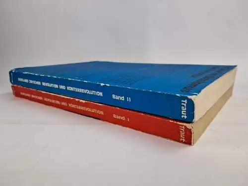 Buch: Russland zwischen Revolution und Konterrevolution 1+2, Traut, 1974 Willing