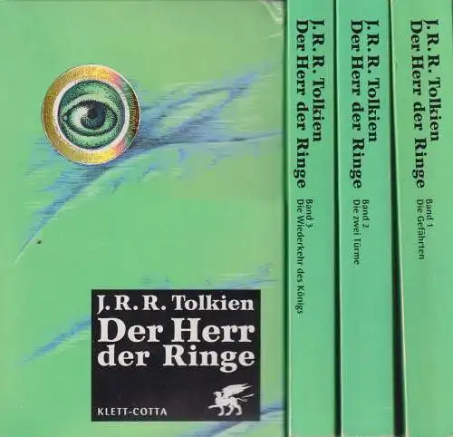 Buch: Der Herr der Ringe, Tolkien, J.R.R. 3 Bände, 2002, Verlag Klett-Cotta