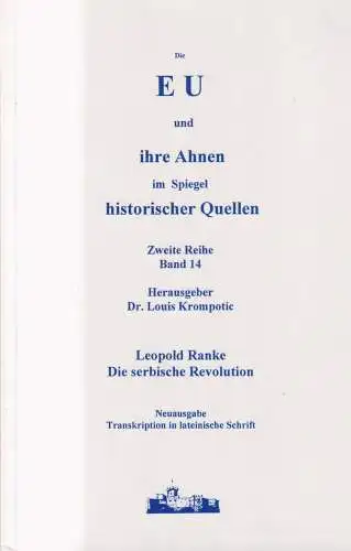 Buch: Die EU und ihre Ahnen im Spiegel historischer Quellen. 2. Reihe, Band 2