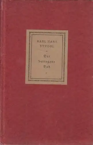 Buch: Der betrogene Tod, Erzählung, Karl Hans Strobl, Reclam, gebraucht, gut