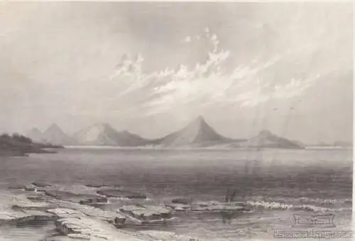 Lake Managua (Central-America). aus Meyers Universum, Stahlstich. Kunstgr 269804