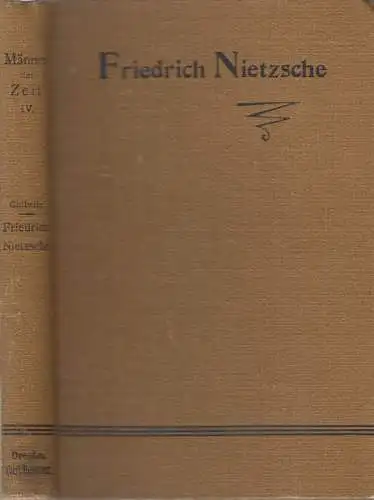 Buch: Friedrich Nietzsche, Männer der Zeit Band 4, Gustav Diercks, 1898, Reißner