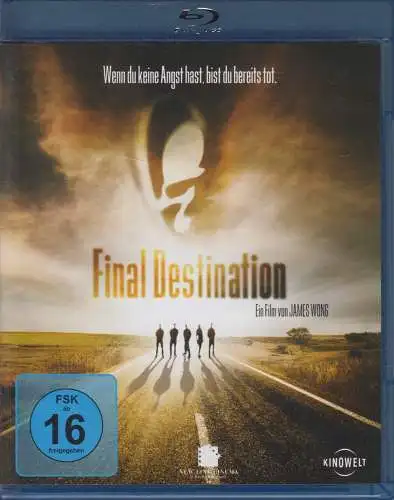 Blu-ray: Final Destination, James Wong, Devon Sawa, Chad E. Donella, Horrorfilm