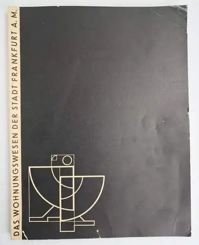 Buch: Das Wohnungswesen der Stadt Frankfurt a. M., W. Nosbisch, 1930, Englert