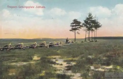 AK Truppen-Uebungsplatz Zeithain. ca. 1913, Postkarte. Serien Nr, ca. 1913