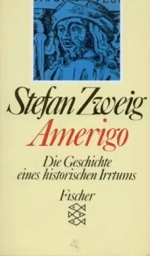Buch: Amerigo, Zweig, Stefan. Fischer taschenbuch, 1992, gebraucht, gut