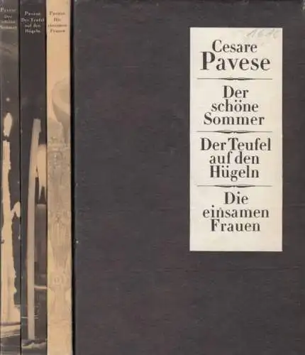 Buch: Der schöne Sommer. Der Teufel auf den Hügeln. Die einsamen Frauen, Pavese