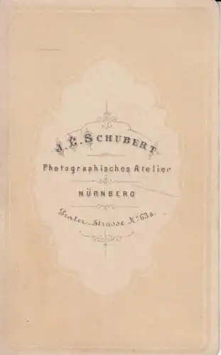Portrait bürgerlicher Herr, Fotografie. Fotobild, 1865, Atelier J. E. Sch 270164