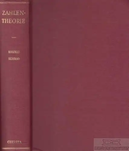 Buch: Vorlesungen über Zahlentheorie, Dirichlet, P. G. Lejeune. 1968