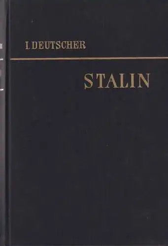 Buch: Stalin, Deutscher, I., 1951, W. Kohlhammer, gebraucht, sehr gut