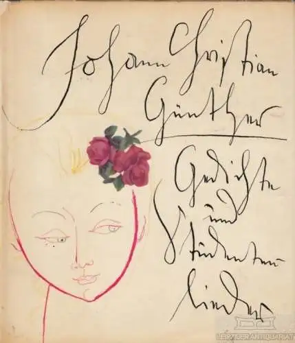 Buch: Gedichte und Studentenlieder, Günther, Joachim Christian. 1962
