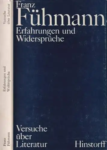 Buch: Erfahrungen und Widersprüche. Fühmann, Franz, 1975, Hinstorff Verlag