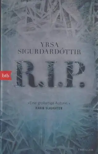 Buch: R.I.P., Sigurdardottir, Yrsa, 2019, btb, Thriller, gebraucht, sehr gut