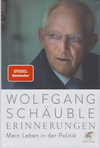 Buch: Erinnerungen, Schäuble, Wolfgang, 2024, Klett-Cotta, wie neu