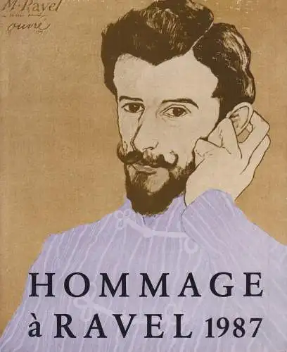 Buch: Hommage a Ravel, 1987, Hochschule für gestaltenden Kunst und Musik Bremen