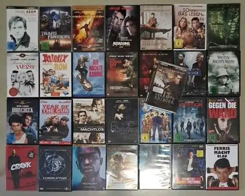 92 DVDs Sammlung Konvolut Paket - Romantik, Komödie, Drama, Blockbuster, Action
