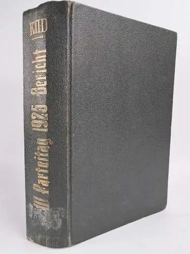 4 Bücher KPD,  Bibliothek der Kommunistischen Internationale, Parteitag 1921/25