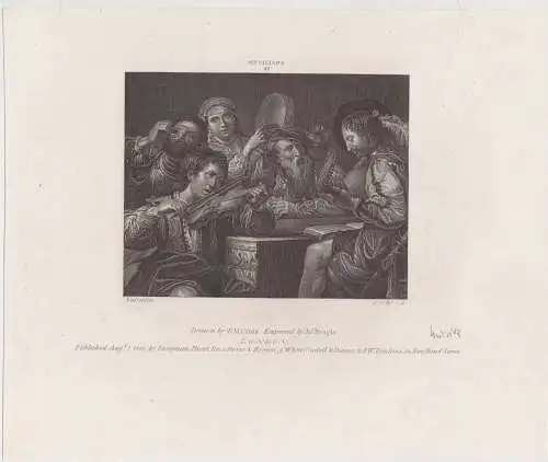 Kupferstich: Musicians, W. M. Craig, Ja. Neagle, 1815, Grafik, London, Portrait