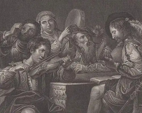 Kupferstich: Musicians, W. M. Craig, Ja. Neagle, 1815, Grafik, London, Portrait