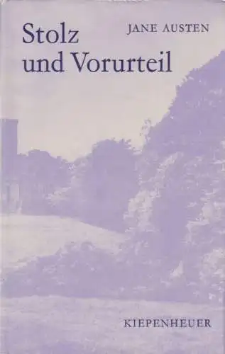 Buch: Stolz und Vorurteil, Roman. Austen, Jane, 1986, Gustav Kiepenheuer Verlag