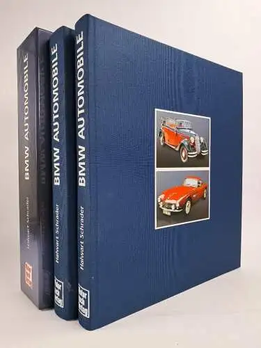 Buch: BMW-Automobile, Halwart Schrader, 2003, Motorbuch, 2 Bände, sehr guter Zus