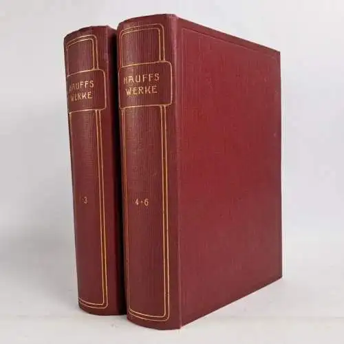 Buch: Wilhelm Hauffs Werke in sechs Teilen, Bong & Co., 2 Bände, gebraucht, gut