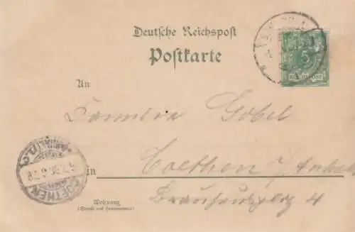 AK Gruss vom Kuhstall Sächs. Schweiz. Krumme Karoline. Litho vor 1900, Postkarte