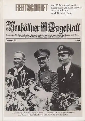 Buch: Festschrift zum 50. Jahrestag des ersten Ozeanfluges von Ost nach West