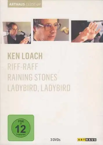 DVD-Box: Ken Loach - Arthaus Close-Up, 2010, Riff-Raff, Raining Stones, u.a.