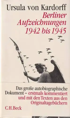 Buch: Berliner Aufzeichnungen 1942-1945, Kardorff, Ursula von, 1992, C. H. Beck