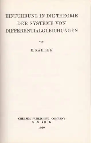 Buch: 3 Teile: Vorlesungen über Integralgeometrie (erstes und... Blaschke. 1949