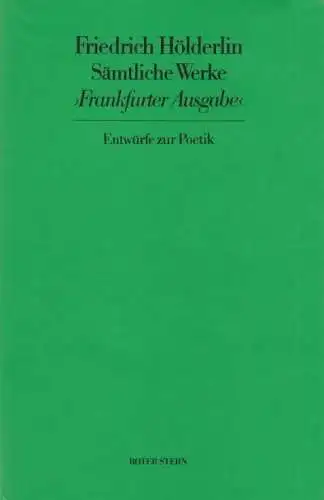 Buch: Sämtliche Werke Frankfurter Ausgabe 14, Friedrich, Hölderlin. 1979