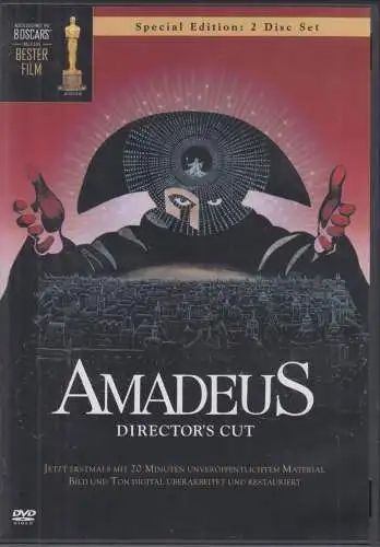 Doppel-DVD: Amadeus, 2001, Directors Cut, Milos Forman, F. Murray  Abraham