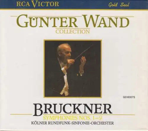 CD-Box: Anton Bruckner, Symphonies Nos. 1-9. 1989, BMG, Klassik, sehr gut