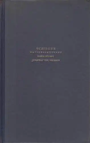 Buch: Maria Stuart / Jungfrau von Orleans, Schiller, Friedrich, 1948