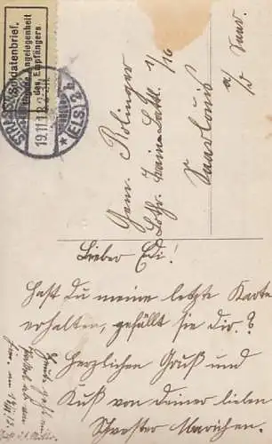 AK Hübsches junges Fräulein, Postkarte. Fotokarte, 1913, gebraucht, gut 268746