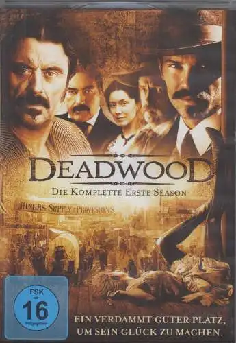 DVD-Box: Deadwood - Die komplette erste Season. 2014, Timothy Olyphant u.a., HBO
